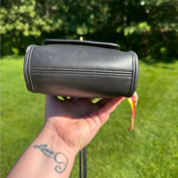 Vintage Coach Scooter Bag Black Made in USA - Picture 10 of 12